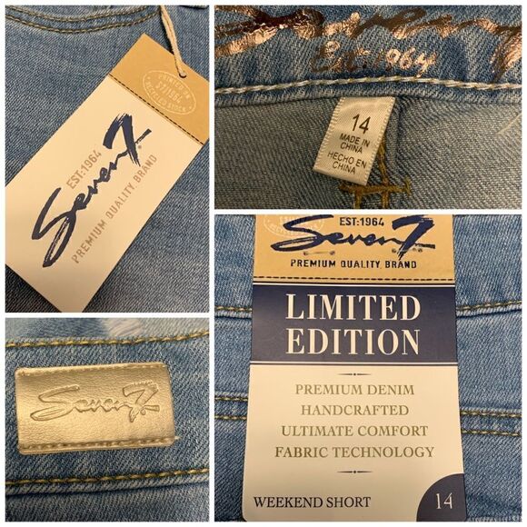 NWT Seven7 Limited Edition Weekend Shorts Sz 12 - Picture 4 of 5